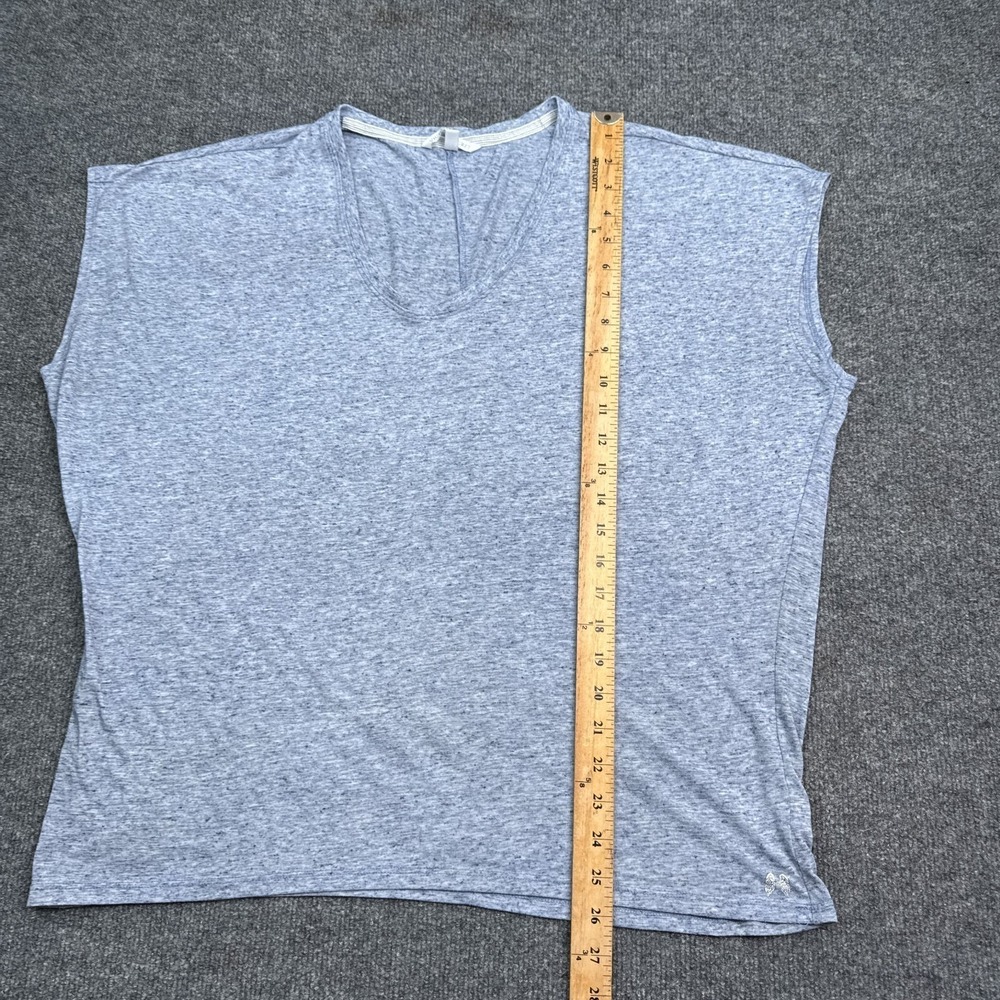 Victoria's Secret Lightweight Shirt Top Womens Size Small Light Gray V Neck - Picture 7 of 12